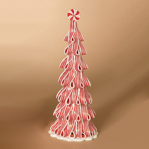 13.5"  B/O Pep Ribbon Candy Tree