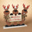 21.5" Reindeers Holding Sign