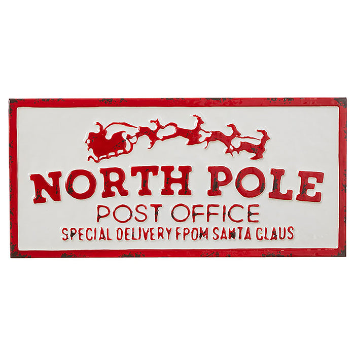 North Pole Post Office Sign