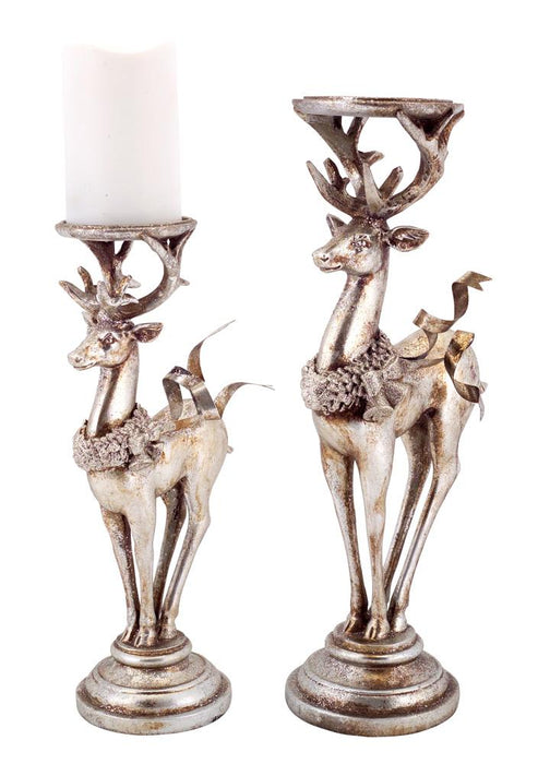 Deer Candle Holders