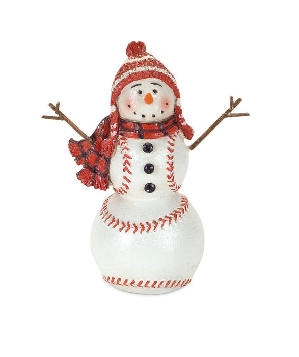 6.5" Baseball Snowman