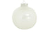 80mm white glitter ball