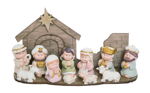 S/12 10.5" Nativity Cuties