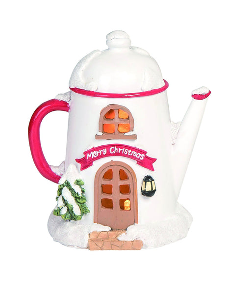 Lit Up Christmas Tea Pot